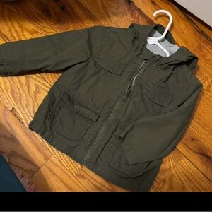 Old Navy Kids Olive Hooded Coat